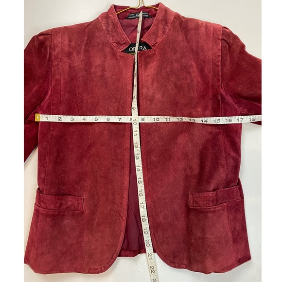 Lined Suede Leather Jacket / Blazer - Picture 6 of 7